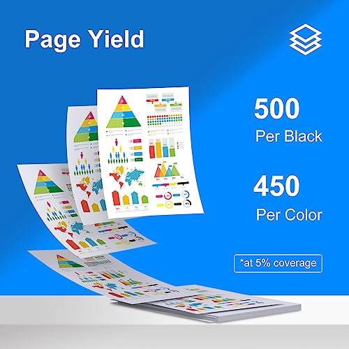 Mycartridge Remanufactured Ink Cartridge Replacement For Epson 220Xl ( Black,Cyan,Magenta,Yellow , 10-Pack) #TOP2