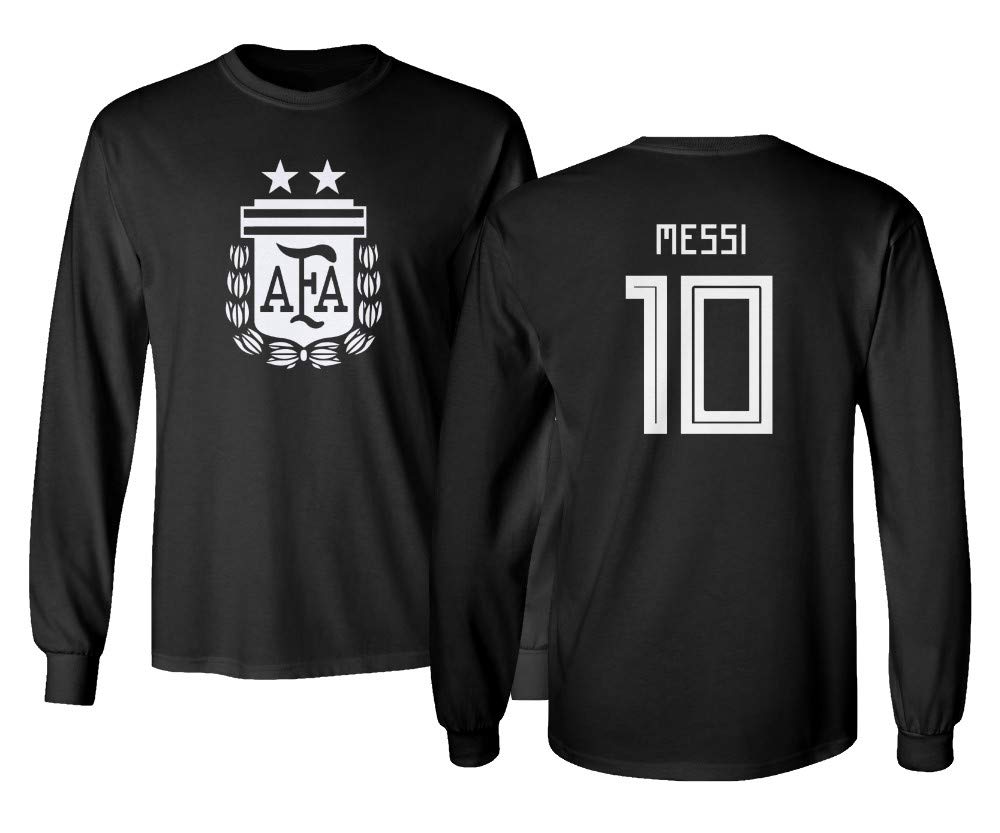 National Soccer 2021 Argentina #10 Lionel South American Cup Long Sleeve Tshirt