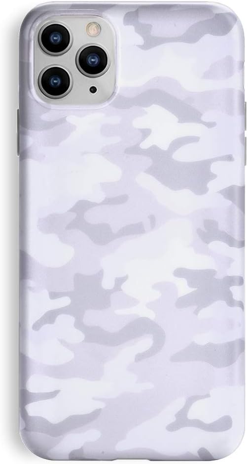 Velvet Caviar Compatible with iPhone 11 Pro Max Case Camo for Men & Women - Cool Protective Phone Cases (White Camouflage)