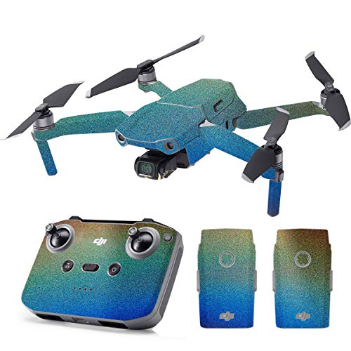 SopiGuard Skin for DJI Mavic Air 2 Precision Vinyl Sticker Full Drone Set + Controller + 3 Battery Skins (Flip Psychedelic)