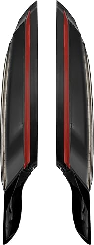 Miniatura 7 de HDBUBALUS Luces de panel de llenado de motocicleta LED trasero guardabarros intermitentes lámpara de freno para Harley Touring Road King Street