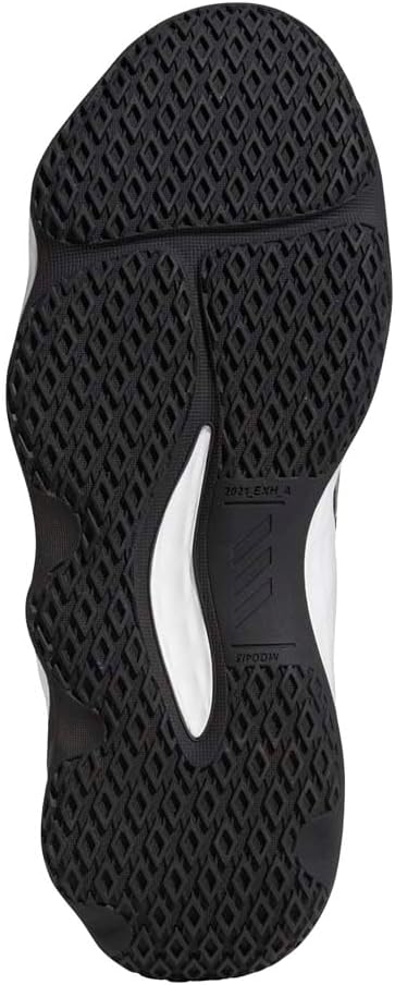 adidas Exhibit A Mid Shoe - Unisex Basketball Core Black/Silver Metallic/Team Dark Grey