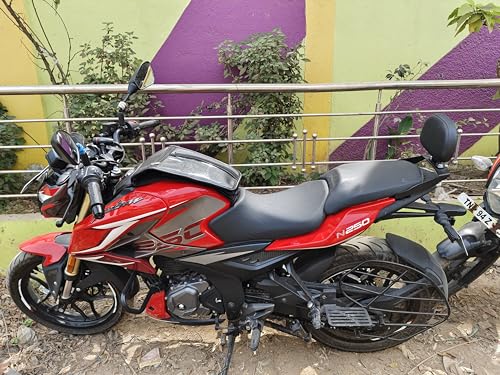 Image of Back Rest Compatible with Bajaj Pulsar N160 /N250 /F250 (Black, Pack of 1)