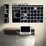 calendario gigante vinilo ◑Fácil de usar: a diferencia de las calcomanías de calcomanías removibles más baratas, estas pegatinas de pared decoración para el hogar fácil de aplicar, quitar, reposicionar como se desee y volver a colocar sin dejar daños o residuos
