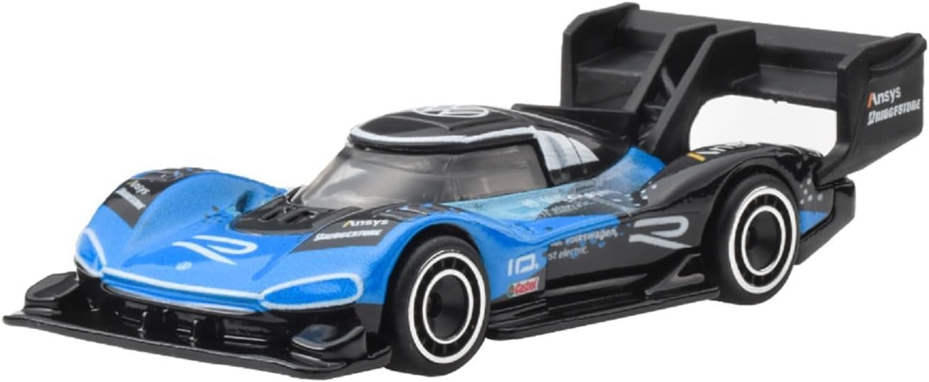 Hot Wheels Premium 2 Pack Volkswagen Jetta MK3 / Volkswagen ID R Vehicle Toy Minicar 3 Years Old Blue HRR83
