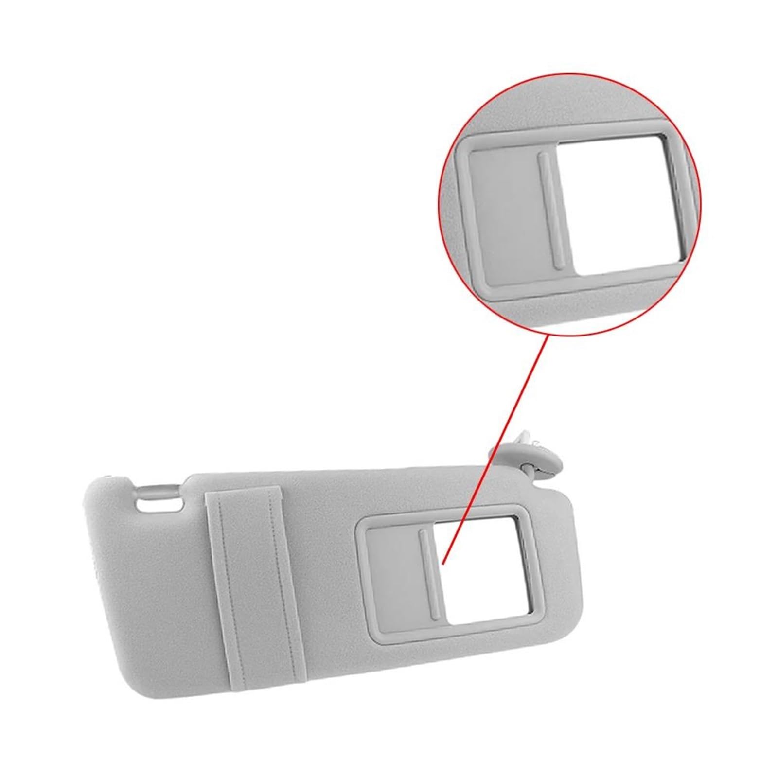 Auto-Sonnenblende Mit Spiegel Für Den Linken Fahrer 743200T022B1 Für Venza 2009 2010 2011 2012 2013 2014 2015 2016(Titanium Left)