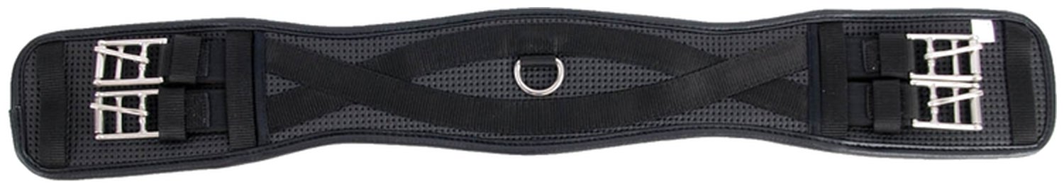 SANGLE GEL ANATOMIQUE DRESSAGE NOIR - 50, NOIR