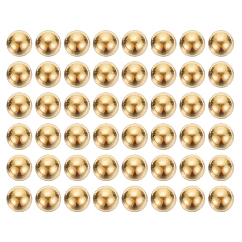 uxcell 50pcs Precision Solid Brass Bearing Balls 5/16