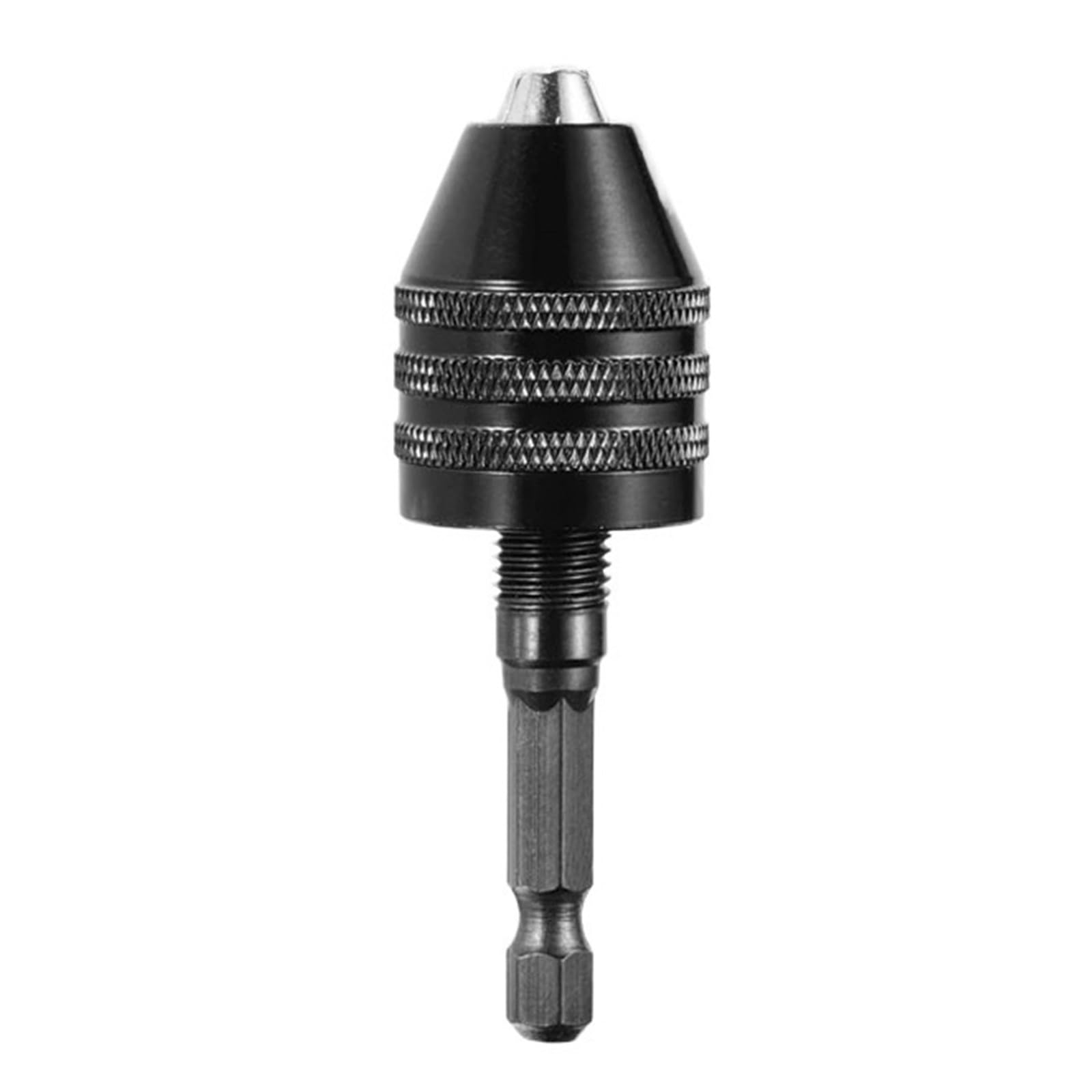 Atxyaa One Color 1Pc 0.3Mm-8.0Mm Keyless Chuck Electric Drill Bits Collet Converter Extension Screwdriver Chucks Adapter Fixture 1/4" Hex Shank(0.3Mm To 6.5Mm)
