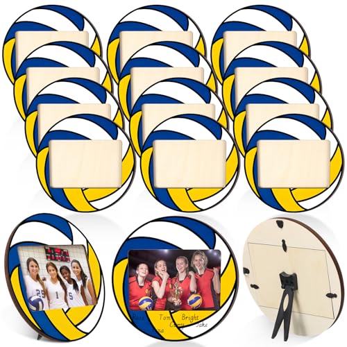 Qunclay 12 Pcs Volleyball Picture Frames for 4x6 Sports Gift Picture Frame