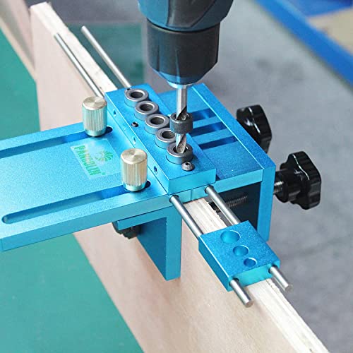 Pangolin Universal High Precision Jig Dowel Cam Jig Kit With 5 Dowel Drilling Sleeves (6/8/10Mm), Wood Hole Drilling Guide Woodworking Position For Diy Wood Working,Furniture Repair,Etc, 6 Year Wty #TOP4