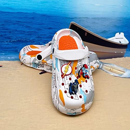EGEKTBH Shoe Charms, 30 Pcs Superhero Shoe Charms Decoration for Clog Charms and Wristband, Cute Clog Pins Accessories for Girls Women Kids and Men