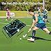 LOPMQRV Field Hockey Training Mat, Indoor/Outdoor Use for All Ages, 59