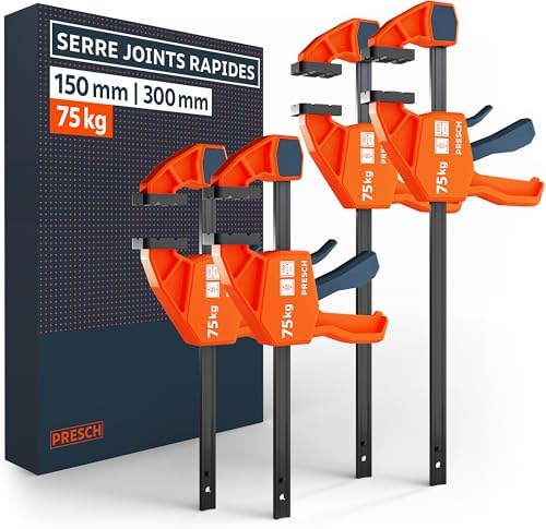 Presch Lot de Serre joints menuisier 150mm et 300mm 4 pcs - Serre...