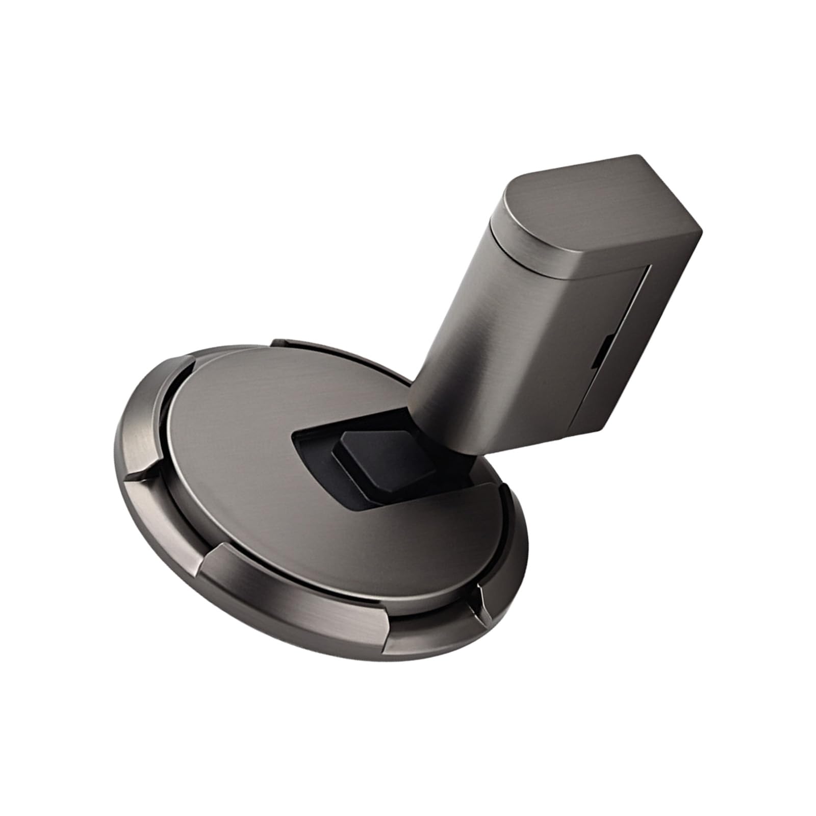 Xjdzineq Windproof Door Stop Zincs Alloys Invisible Holders Floor Mounted Stoppers Wall Protector for Home Windproof Metal Suction