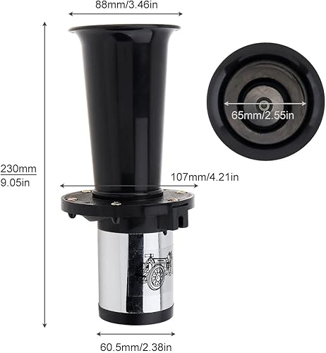 Miniatura 2 de Clásico cuerno de coche OOGA cuerno de aire Coche Camión Auto Antiguo Ahooga Vintage Clásico Estilo Antiguo Cuerno 110dB 12V