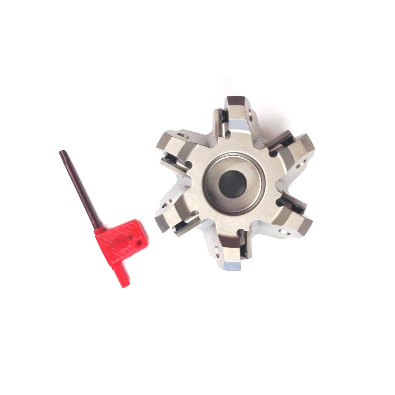 HHIP 2068-3000 3" x 1" Bore 45 Degree Octagon 6 Insert Index able Face Mill, 2" OAL