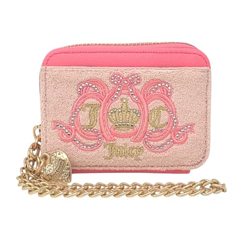 Juicy Couture Women's Square Zip Around Wallet with Wrist Strap