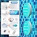 BOXPSII Pool Lights, Upgraded Rechargeable Submersible LED Lights with Remote, IP68 Waterproof 16 Color Floating Light with Magnet, Pool Light for Above Ground Inground Pools,Hot Tub, Bath 4 Pack