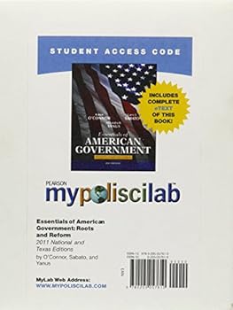 Hardcover Mypoliscilab with Pearson Etext -- Standalone Access Card -- For Essentials of American & Texas Government: Roots and Reform (2011 National and Texas Book
