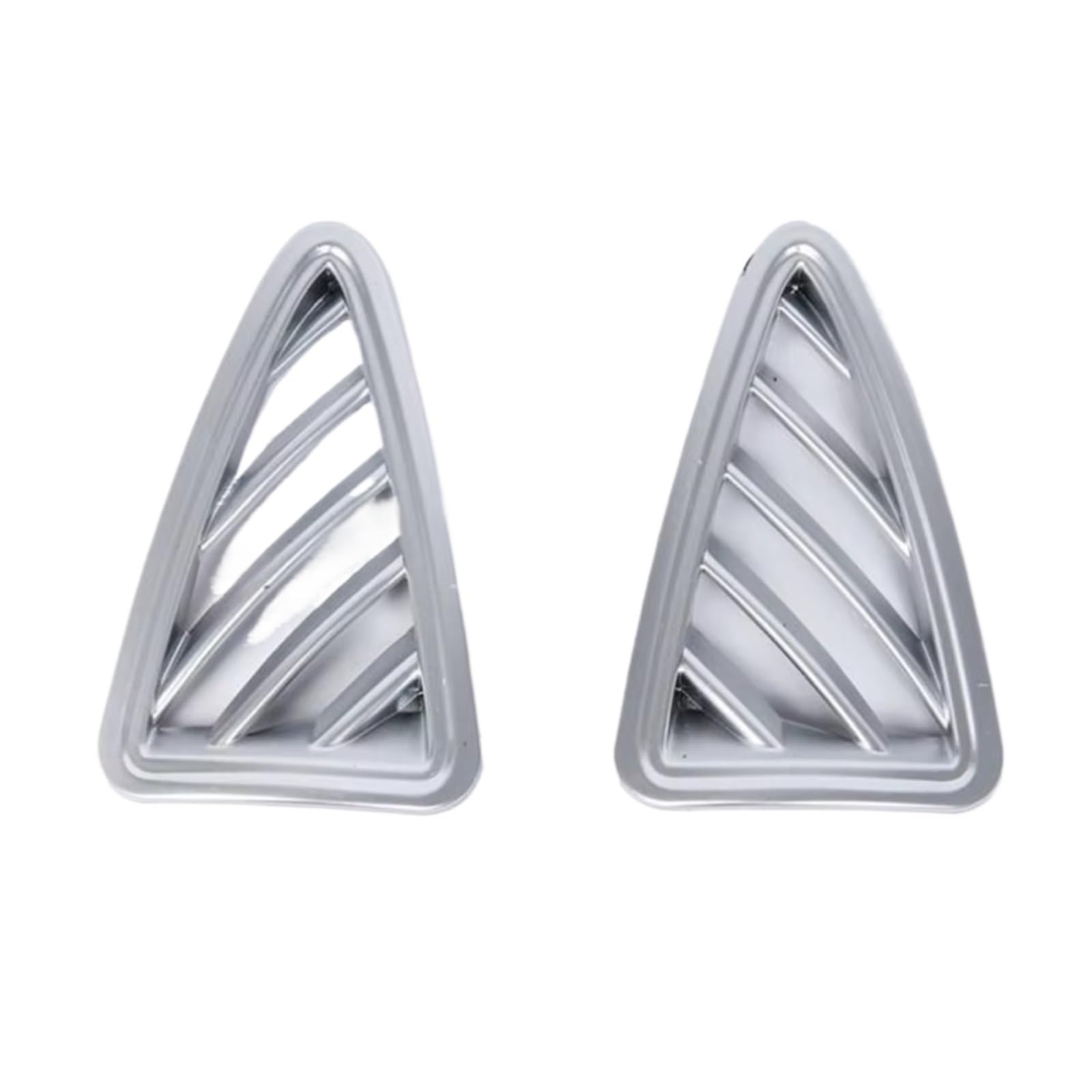 Wtdgufqq Silver Vent Cover Compatible With Mazda For Cx-3 2016 2017 2018 Replacement Car Front Dashboard Upper Air Outlet Vent Cover Frame Trim