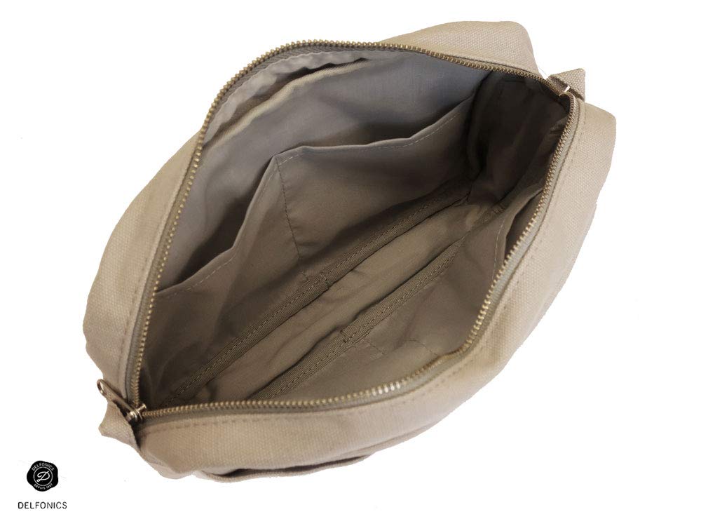 Delfonics Estuche de Transporte Interior: 10-1/2 in. x 7-1/4 in. (Gris Claro) / Medium