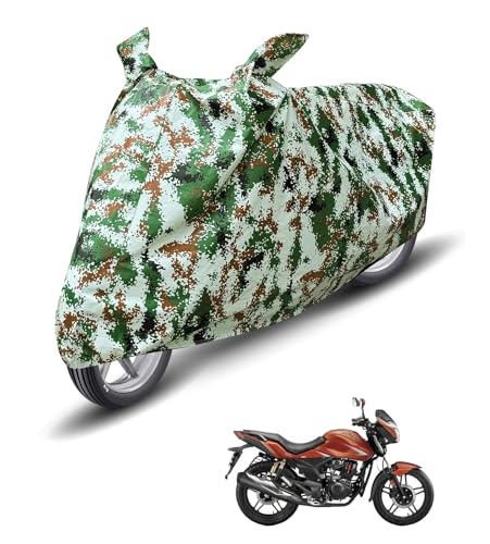 Image of Auto Hub Waterproof Bike Cover Compatible with Hero CBZ Extreme Dustproof, UV Protection Two Wheeler Bike CBZ Extreme Cover - Forest