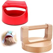 1Pc Wood Block Printing Baren and 1Pc ABS Printing Baren Tool for Crafting, Printing, Inking and Stamping, Ideal for Block Printing Linocut Crafting Scrapbooking