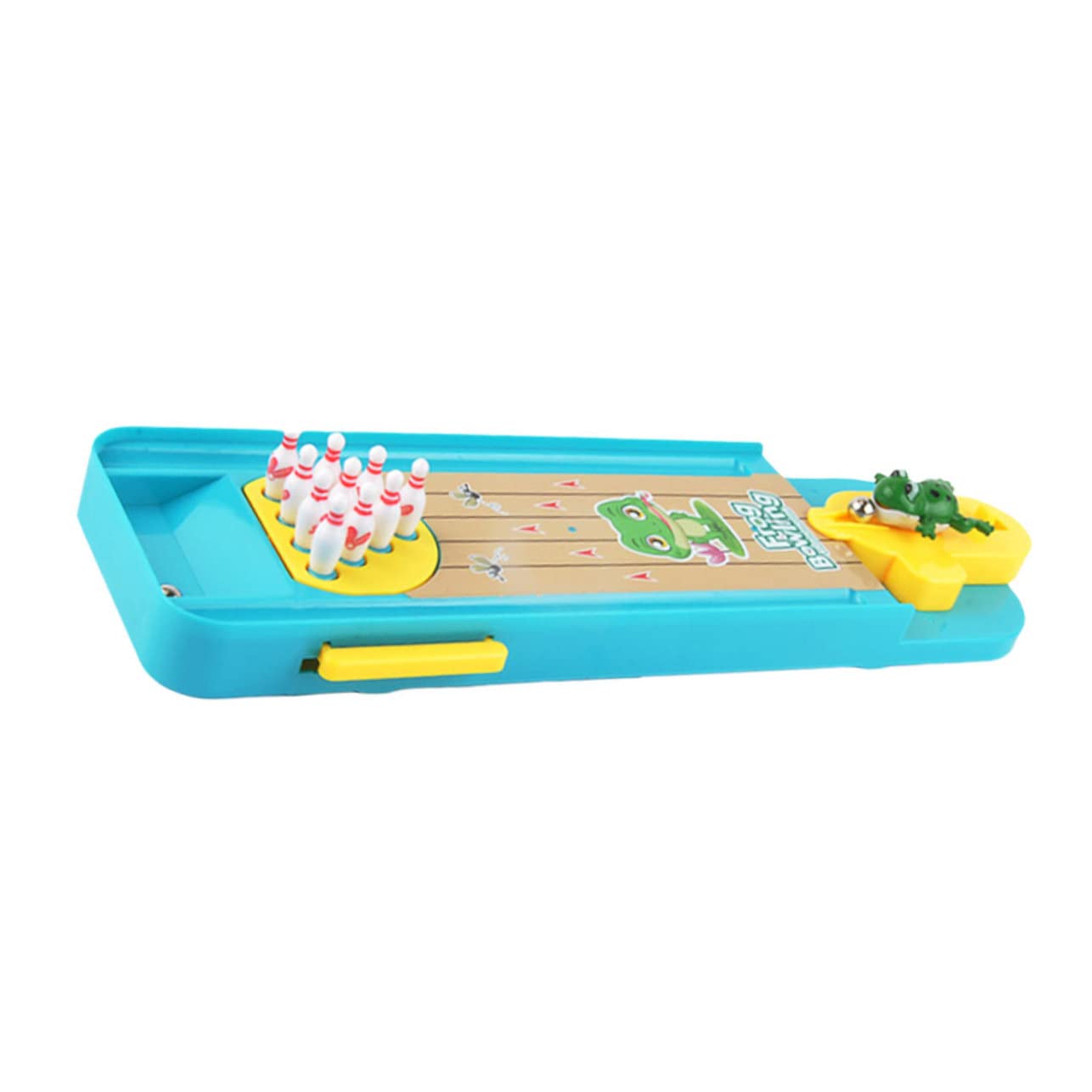 TOYANDONA 2piezas Mini Bowling De De Escritorio para Niño Juguete Educativo y Desarrollo De Habilidades