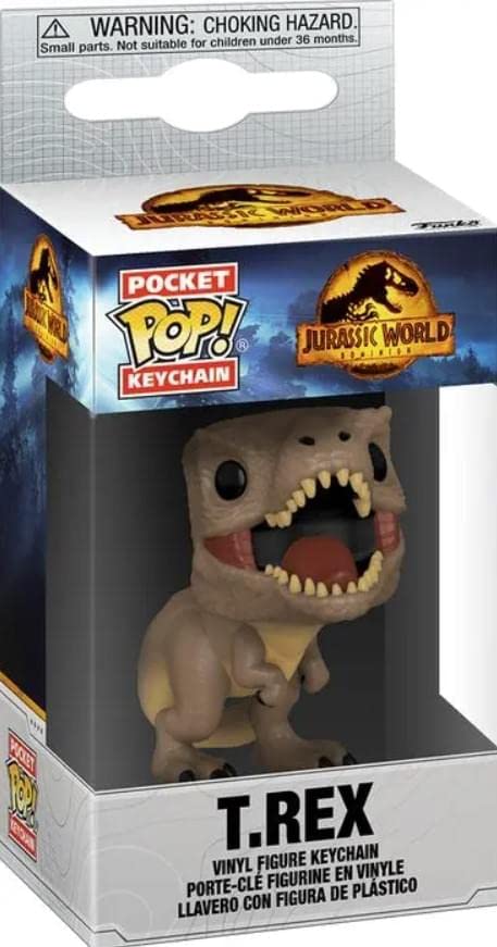 Amazon.com: Funko Pop! Llavero: Jurassic World Dominion - T. Rex