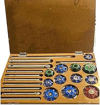 12 Pieces Engine Valve Seat Carbide Face Cutters 30, 45, 70/20 Bore Degree