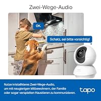 Tapo C230 3K 5MP Überwachungskamera innen 360°, WLAN 2,4GHz, KI-Erkennung, Nachtsicht, Bewegungserkennung, Zwei-Wege-Audio, Kompatibel mit Alexa und Google Assistant, microSD bis 512 GB – Ansicht 5