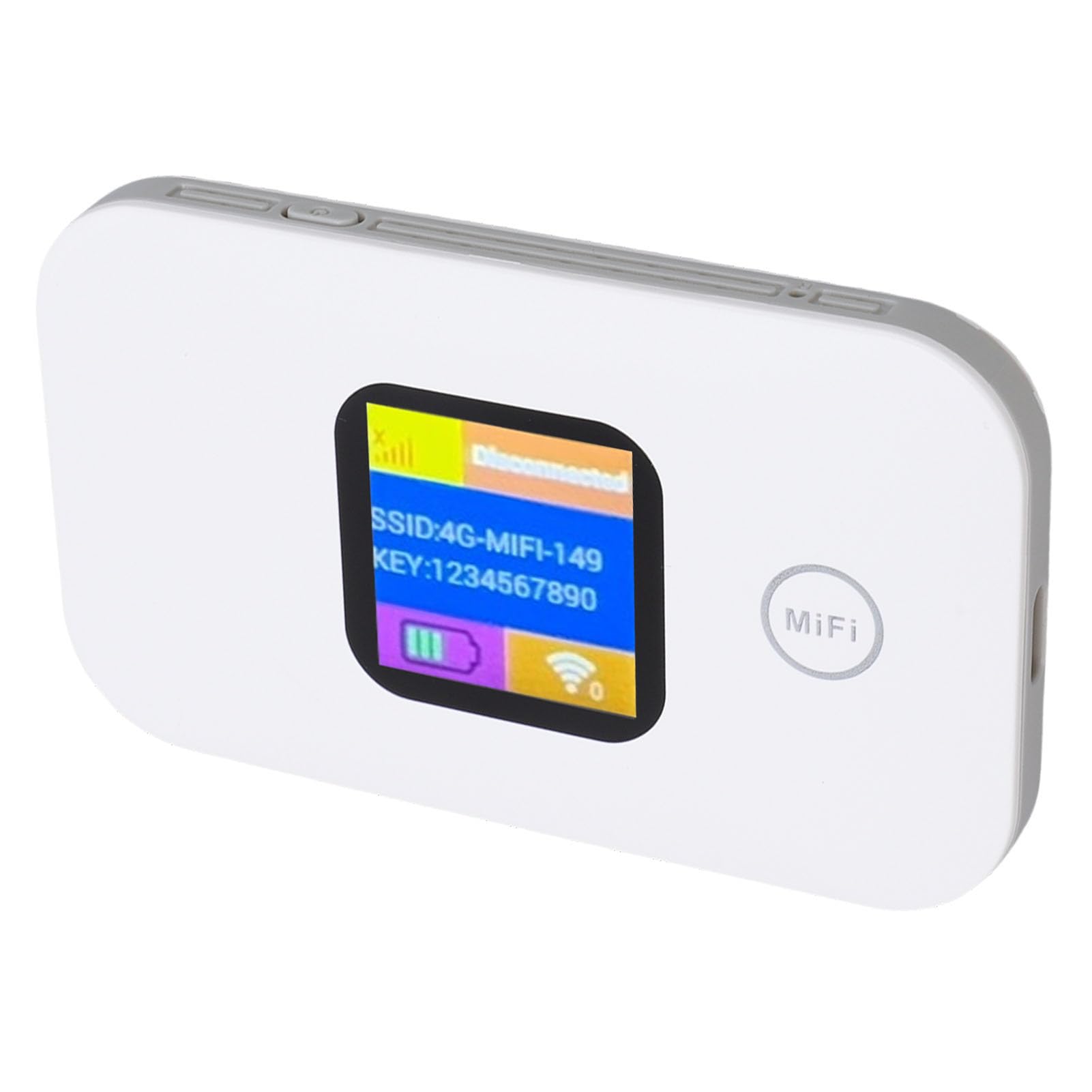 Hotspot Mobile 4G, WiFi Portatile da 300 Mbps con Slot SIM, Hotspot Tascabile con Display LED, Collega Fino a 10 Dispositivi, per Viaggi in Campeggio