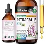 BIO KRAUTER Astragalus Tincture - Organic Astragalus Root Liquid Extract for Immune Support - Alcohol and Sugar Free - High Absorption - Vegan Drops 4 Fl.Oz.