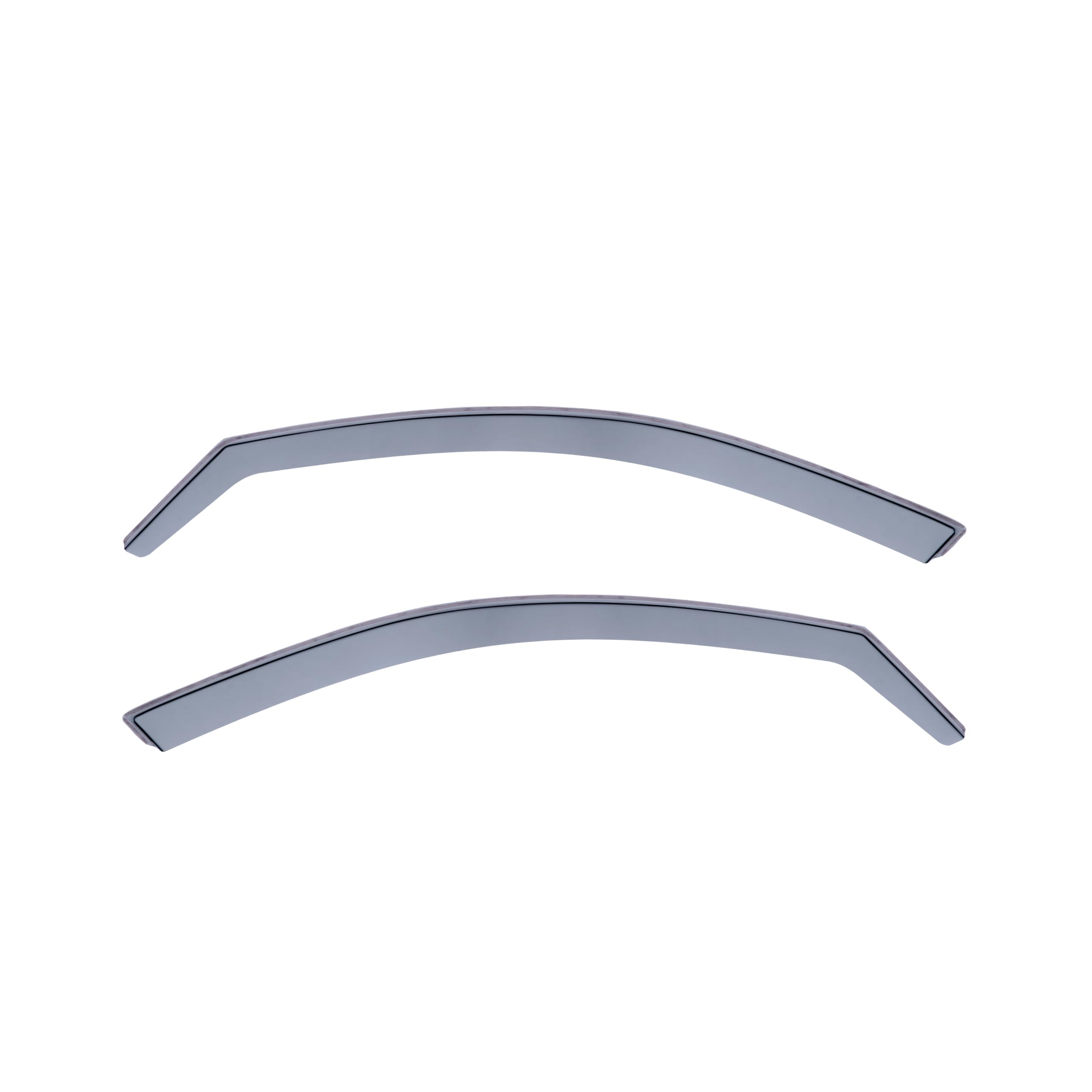 Deflectores Compatibles con Skoda Octavia II 2004-2008 - Vidrio Acrílico Duradero - Derivabrisas Delanteros Ahumados para Ventanillas - Instalación Interior - 2 Unidades
