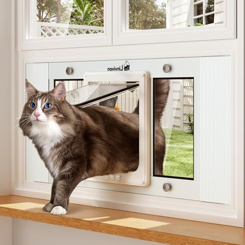 Linvivon Cat Door Width of 27"-32"