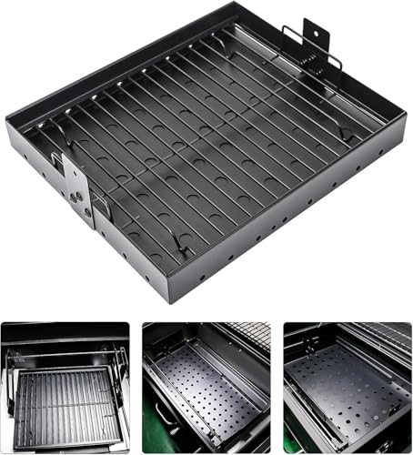 GRISUN Verstellbarer Kohlekorb 38-71 cm für 47183T-21 PS9900 Schwarzer Hochtemperatur-Kohlekorb für HC4518L PS9500 8500 6800 6500 SH19030119 SH19030219 SH9916 Ersatzteile