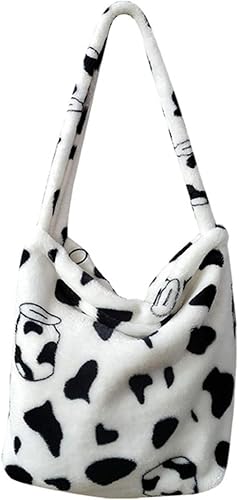 cow fur purse