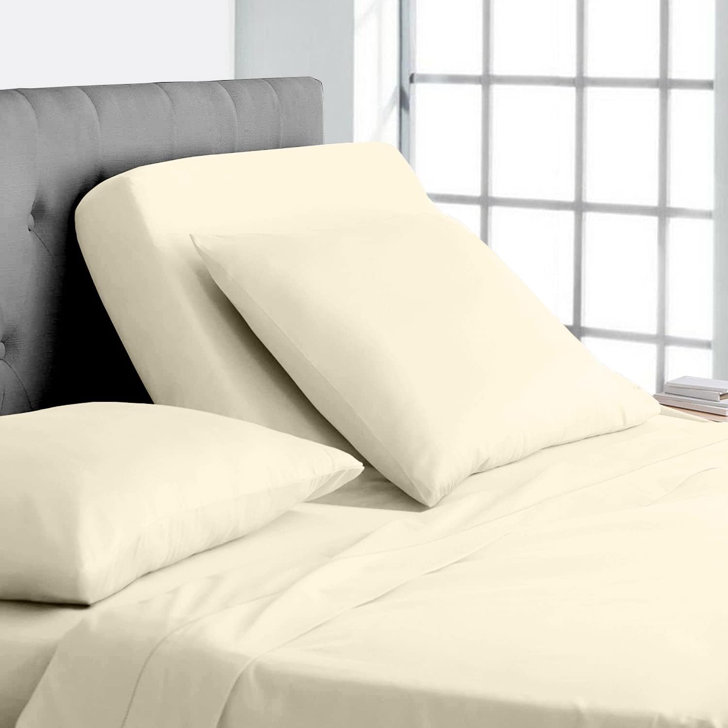 Online Bedding Linen Flex Top Queen Size Bed, 800 TC 100