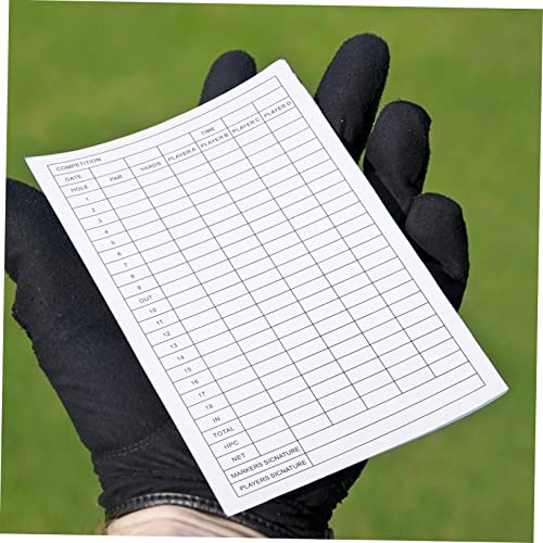 12 hojas para golf en papel revestido, paquete de 12 miniatura 5