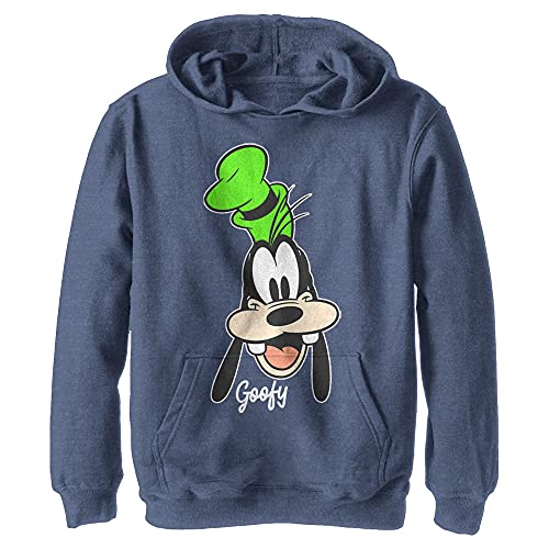Pullover Disney Dingo en molleton bleu marine avec capuche vêtement ado garçon M