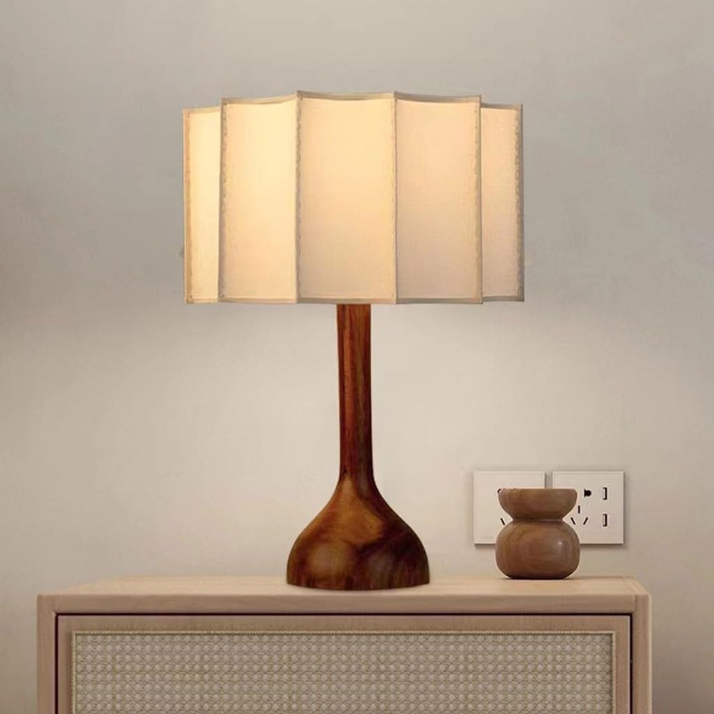 Lampka nocna chińska retro lampa stołowa z litego drewna bed & breakfast willa sypialnia lampa stołowa salon sofa dekoracyjna lampa nowoczesna dekoracyjna lampa do domu