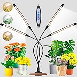 Garpsen Lampe pour plantes, 80 LEDs Lampe de culture, 4 têtes de lumière...