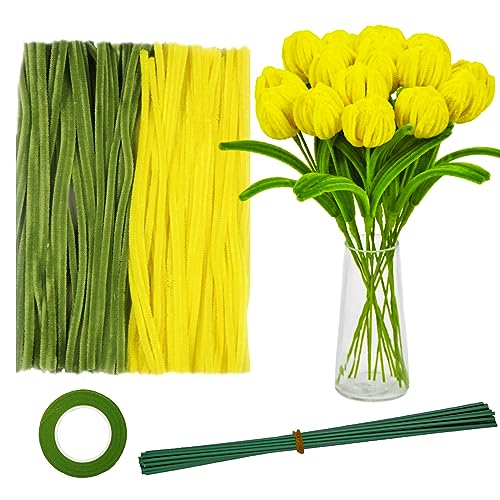 カラーモール　モールフラワー　パイプクリーナー モールフラワー 可愛い カラーモール モールフラワー パイプクリーナー