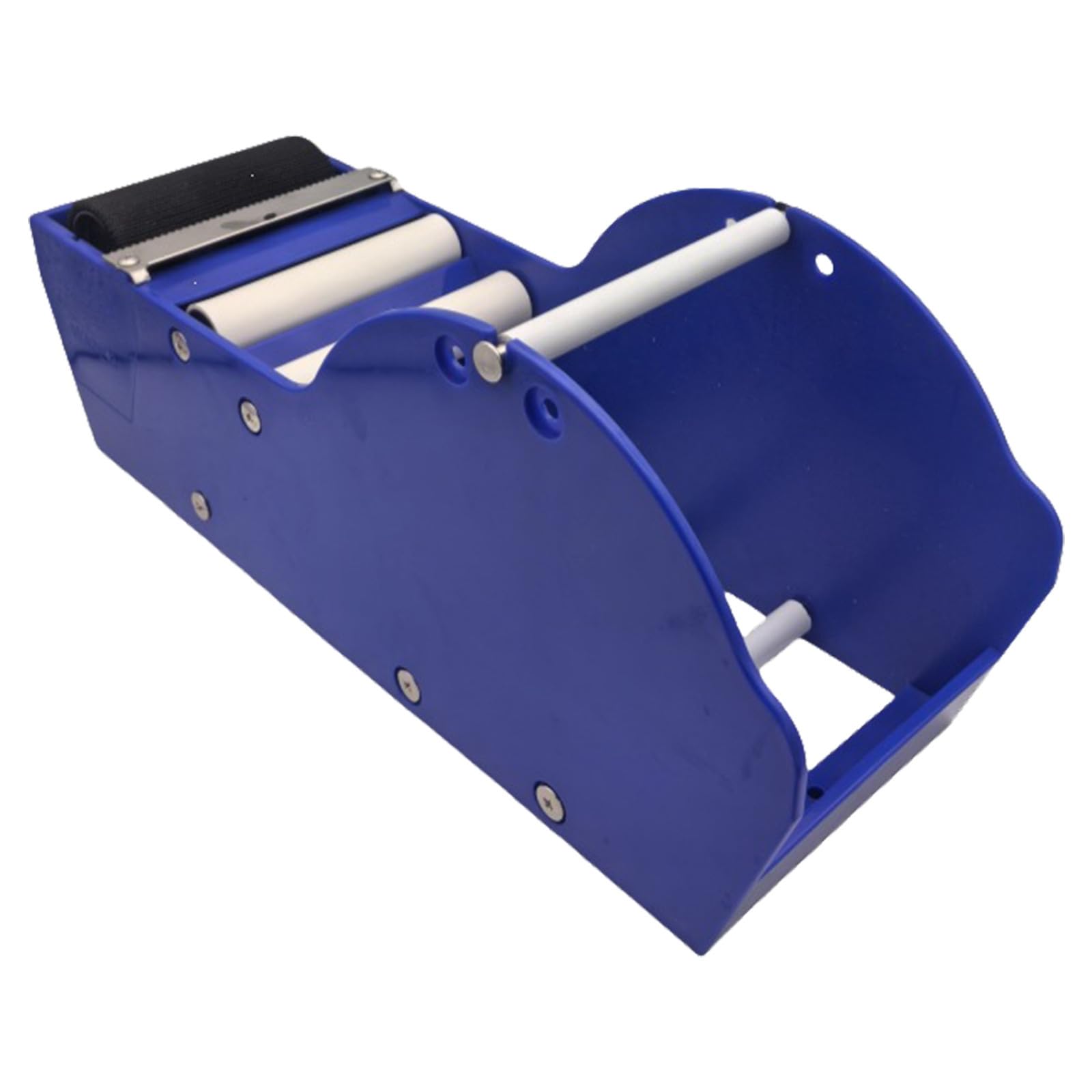 Gatuida Distributore Plastica e Nastro di Adesivo Tavolo Portatile da Blu Capacità di Larghezza Regolabile per Magazzini Centri Logistici