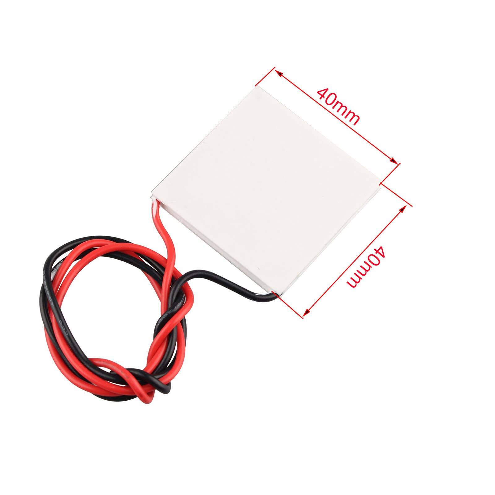 Lot de 2 Refroidisseur Thermoélectrique Peltier TEC1-12705, Modules Peltier TEC1–12705, Dissipateur Thermique, Refroidisseur Peltier 12 V 45 W