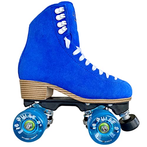 Jackson Ultima Vista Viper Nylon Outdoor Roller Skates, Women’s Size 9, Blue with Blue Pulse Lite Wheels