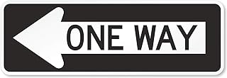 SmartSign - X-R6-1L-EG-12x36-M1 One Way MUTCD Sign With Left Arrow By | 12