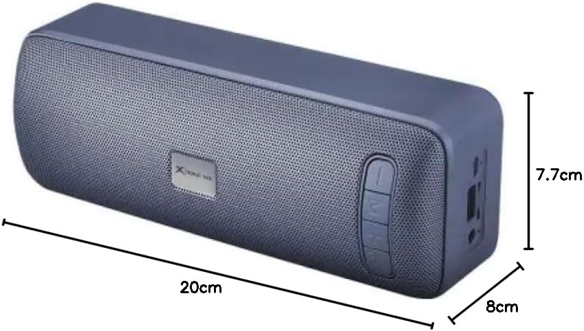 XTRIKE ME MESP-208BT Wireless Speaker with dimensions