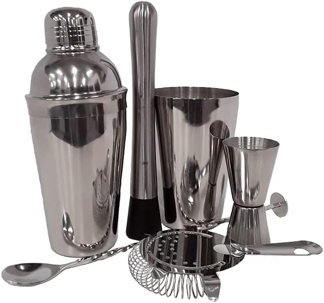 IMC Bartender Tool Kit 3-Piece Set, Barware, Bar Accessories, Includes Shaker